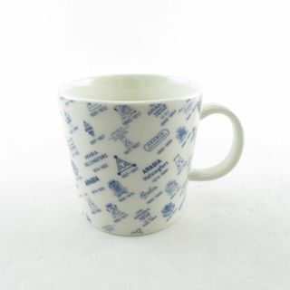 アラビア(ARABIA)の美品 ARABIA アラビア FACTORY VISIT MUG ファクトリーマグ マグカップ 北欧 フィンランド 旧ロゴ SY8849V (グラス/カップ)