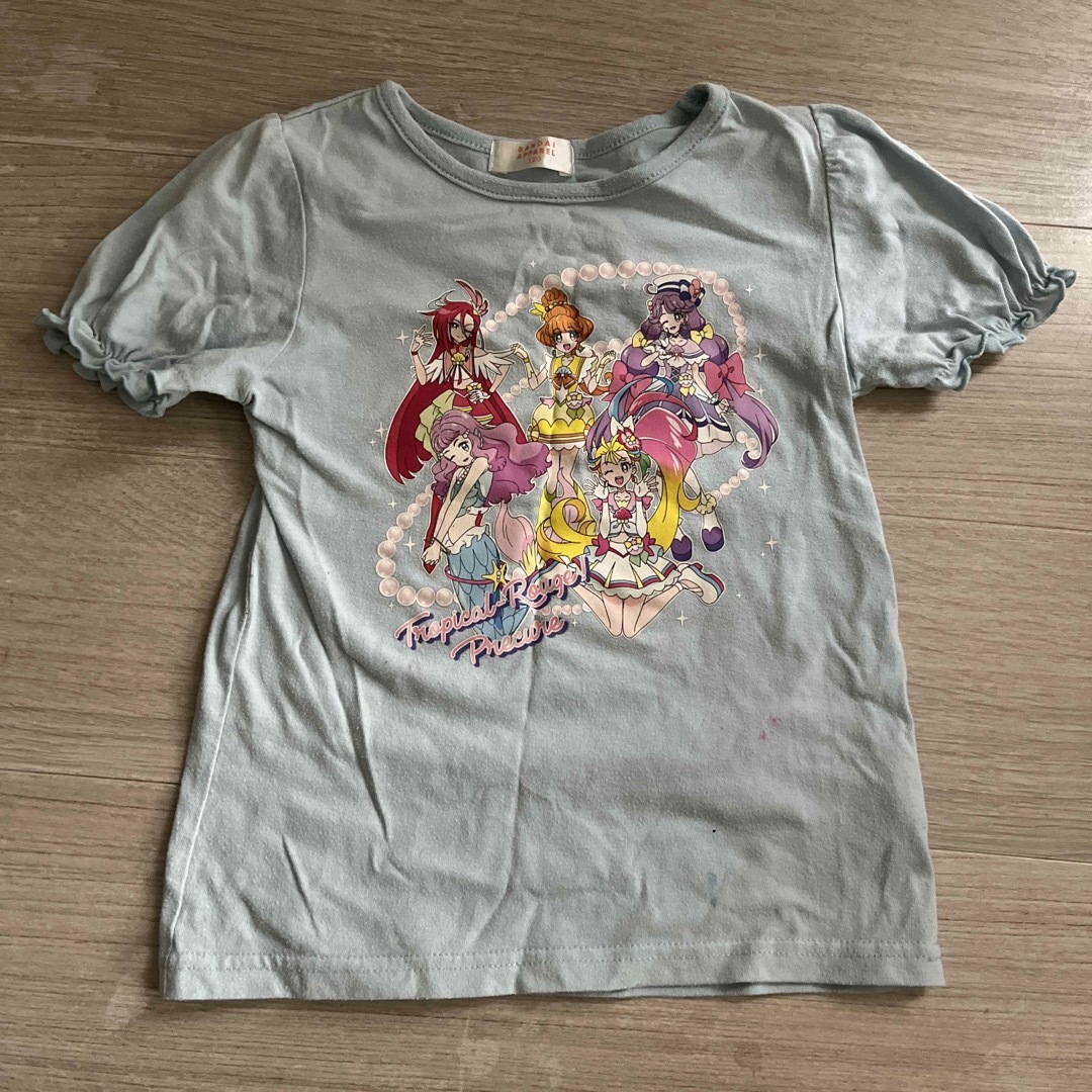 BANDAI(バンダイ)のトロピカルージュプリキュア キッズ/ベビー/マタニティのキッズ服女の子用(90cm~)(Tシャツ/カットソー)の商品写真