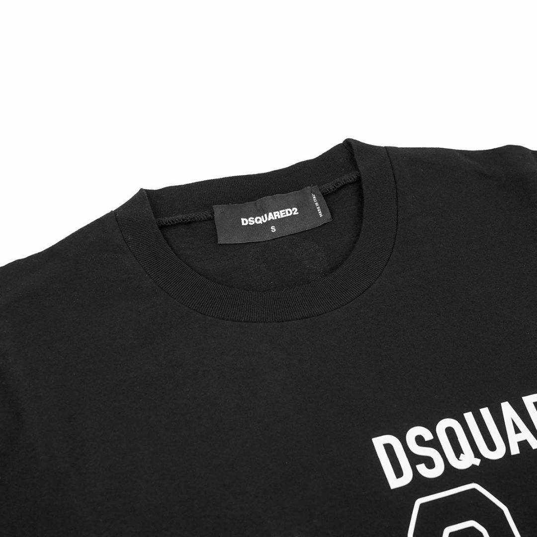 DSQUARED2(ディースクエアード)の DSQUARED2 ディースクエアード 半袖Tシャツ S79GC0063 S23009 メンズ 980 BLACK/WHITE Sサイズ メンズのトップス(Tシャツ/カットソー(半袖/袖なし))の商品写真