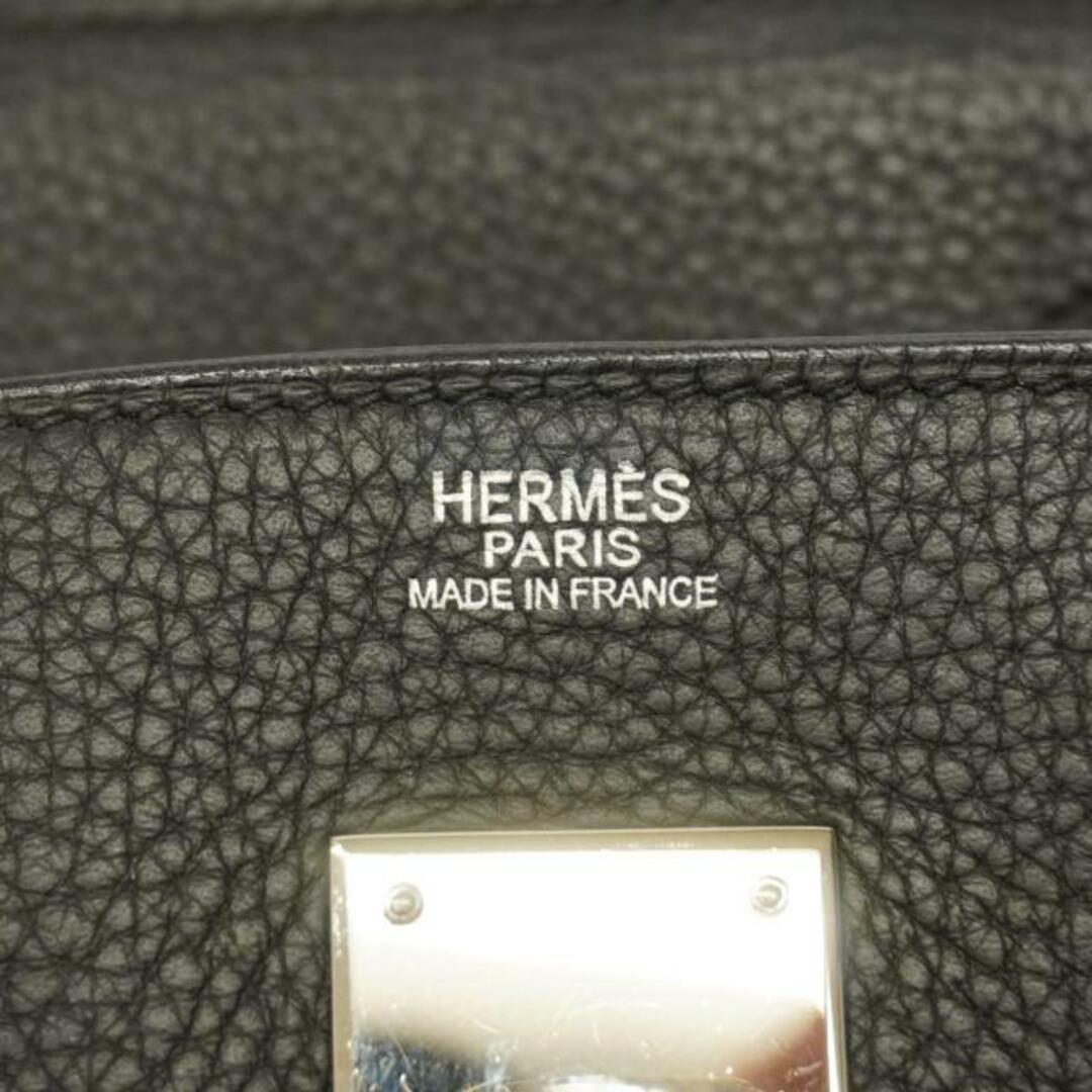 Hermes(エルメス)の【3cc3195-g】エルメス ハンドバッグ/バーキン30/□K刻印/トリヨンクレマンス/ブラック/シルバー金具 【中古】 レディース レディースのバッグ(ハンドバッグ)の商品写真