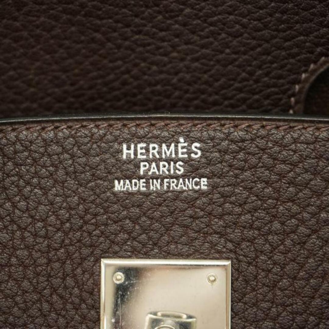 Hermes(エルメス)の【3cc3193-g】エルメス ハンドバッグ/バーキン35/□E刻印/トリヨンクレマンス/ショコラ/シルバー金具 【中古】 レディース レディースのバッグ(ハンドバッグ)の商品写真