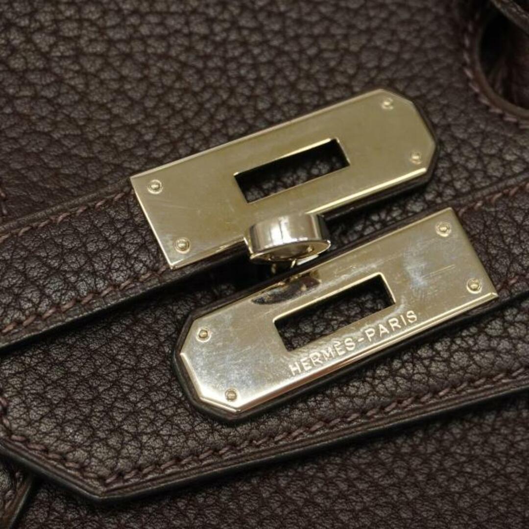 Hermes(エルメス)の【3cc3193-g】エルメス ハンドバッグ/バーキン35/□E刻印/トリヨンクレマンス/ショコラ/シルバー金具 【中古】 レディース レディースのバッグ(ハンドバッグ)の商品写真