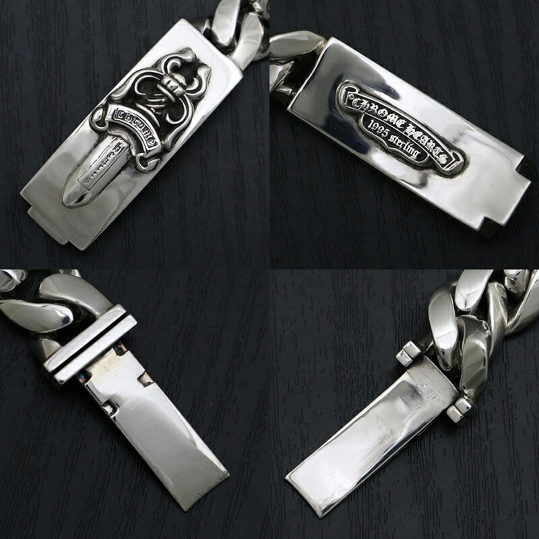 Chrome Hearts(クロムハーツ)のクロムハーツ 【CHROMEHEARTS】【保証書付】ダガー / クラシック IDブレスレット / 13リンク / 128.5ｇ【中古】121284 メンズのアクセサリー(ブレスレット)の商品写真