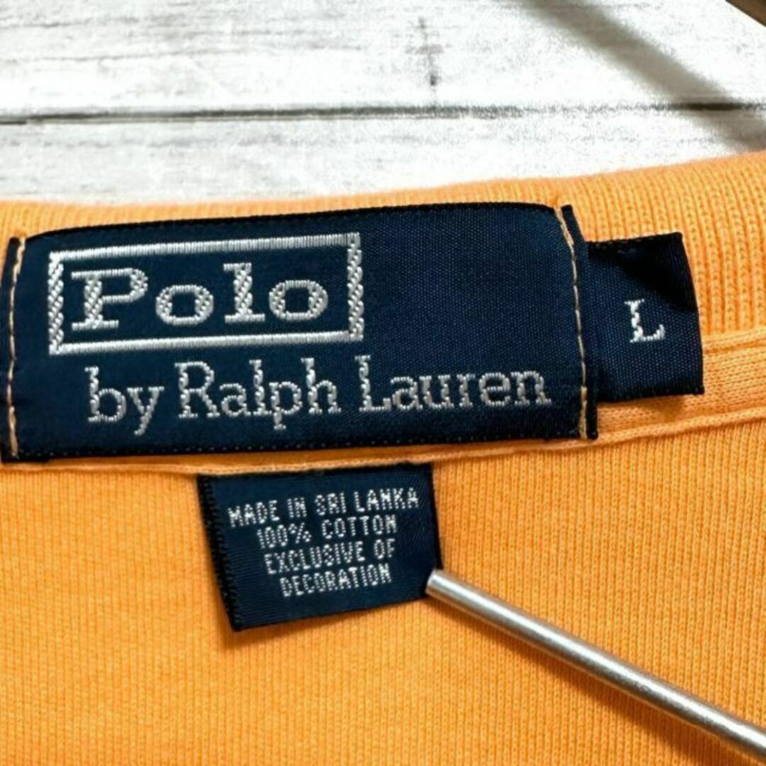 POLO RALPH LAUREN(ポロラルフローレン)の19L US古着 ポロラルフローレン 半袖ポロシャツ ポニー刺繍 メンズのトップス(ポロシャツ)の商品写真