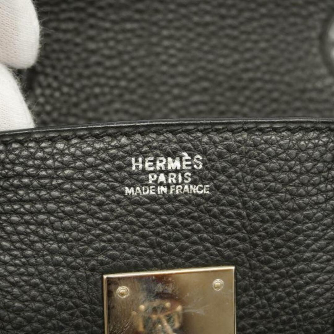 Hermes(エルメス)の【3cb1443-g】エルメス ハンドバッグ/バーキン30/□I刻印/トゴ/ブラック/シルバー金具 【中古】 レディース レディースのバッグ(ハンドバッグ)の商品写真