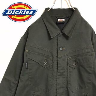 Dickies - 【丈夫な生地】ディッキーズ　ロゴ入りワークジャケット　人気L  E1130