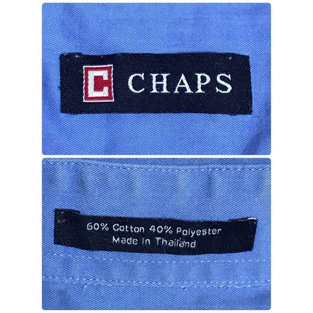 CHAPS(チャップス)の【人気Ｌサイズ】チャップス☆シンプルブルーシャツ　薄手　人気定番　A278 メンズのトップス(シャツ)の商品写真