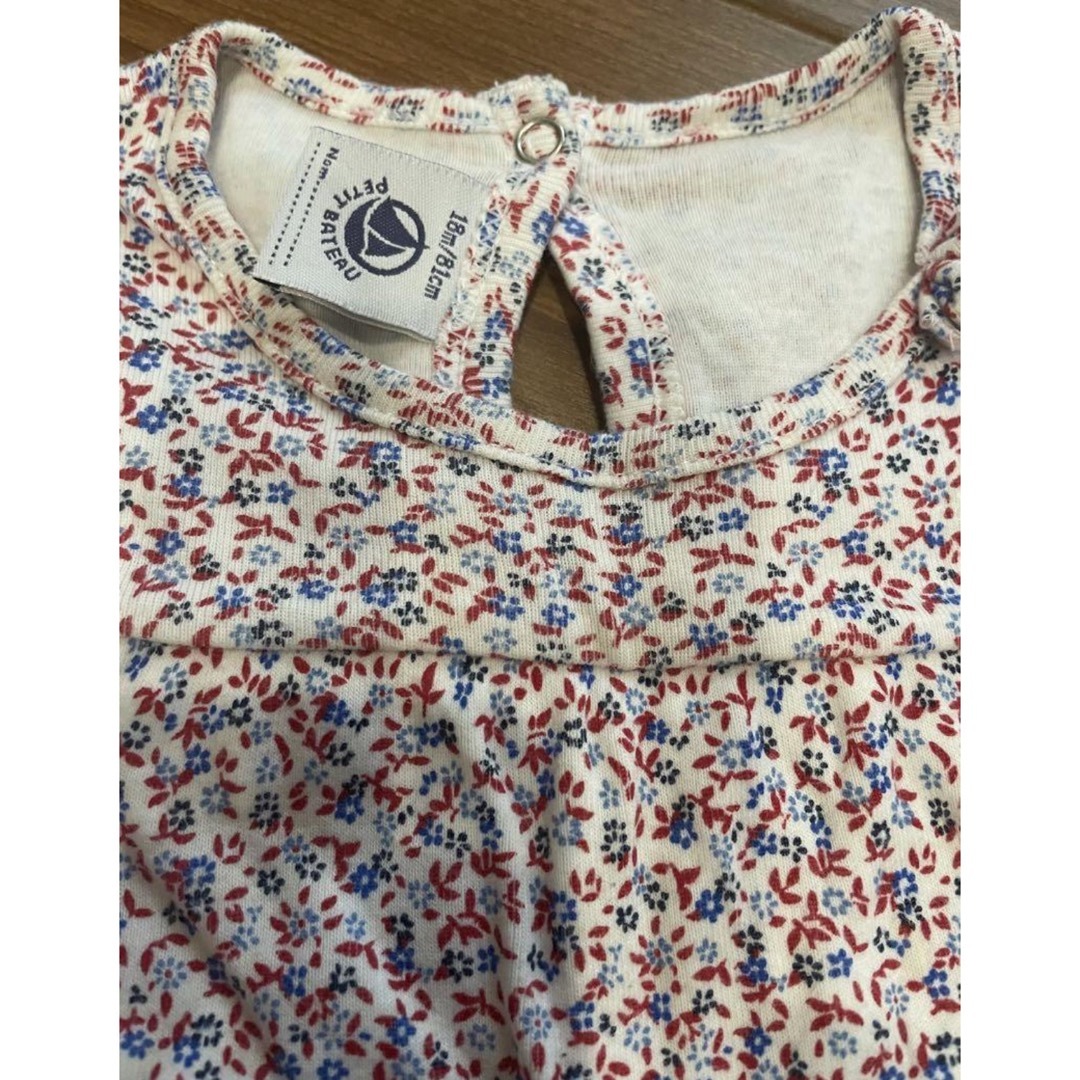 PETIT BATEAU(プチバトー)の81サイズ　petit bateau  プチバトー　セットアップ キッズ/ベビー/マタニティのベビー服(~85cm)(Ｔシャツ)の商品写真