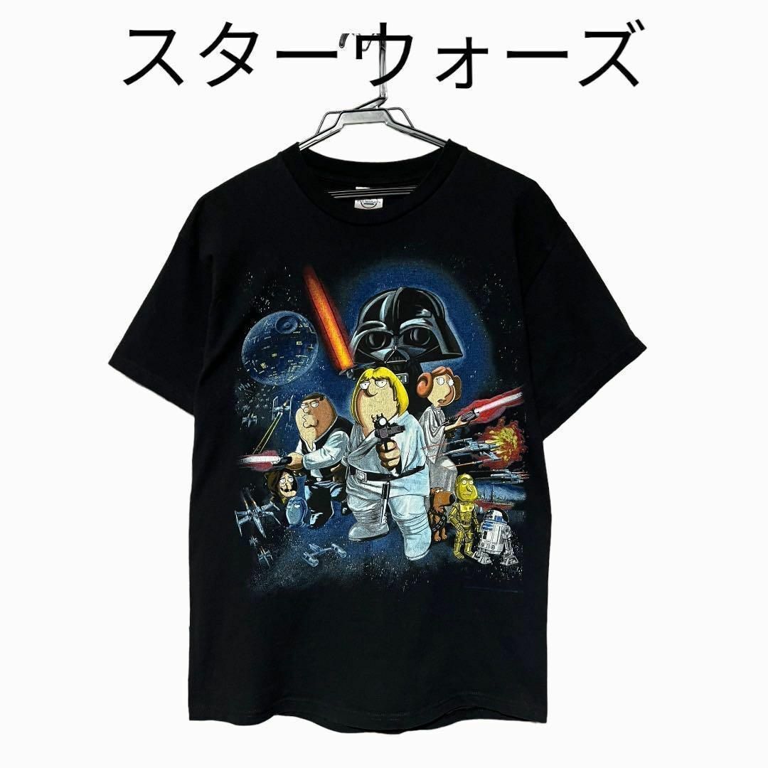 DELTA(デルタ)のブルーハーベストパートワン　古着　Tシャツ　半袖　スターウォーズ　00s メンズのトップス(Tシャツ/カットソー(半袖/袖なし))の商品写真