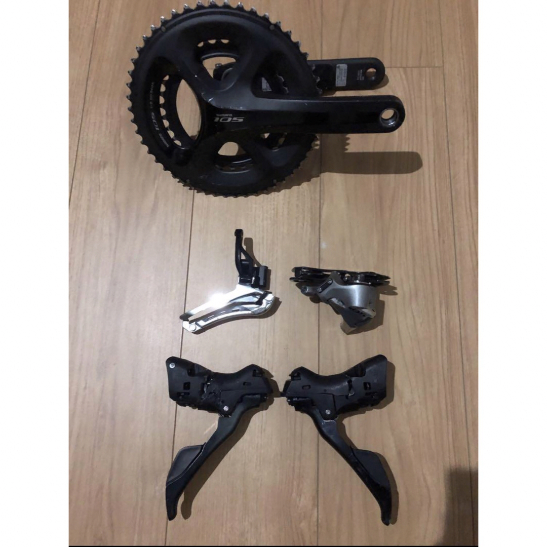 SHIMANO(シマノ)のstiレバー 105 5800 クランク パワーメーター ディレイラー スポーツ/アウトドアの自転車(パーツ)の商品写真