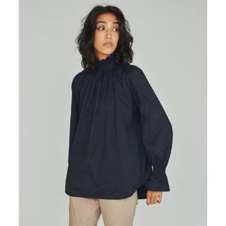 ダブルスタンダードクロージング(DOUBLE STANDARD CLOTHING)のDOUBLE STANDARD CLOTHING スタンドカラーフリルブラウス(シャツ/ブラウス(長袖/七分))