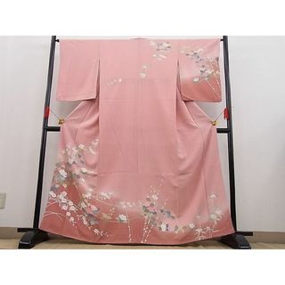 平和屋野田店■訪問着　友禅　枝花文　暈し染め　逸品　n-kn0117(着物)