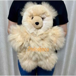 【hide様専用品】アルパカテディベア ベビーアルパカ100% L size(ぬいぐるみ)