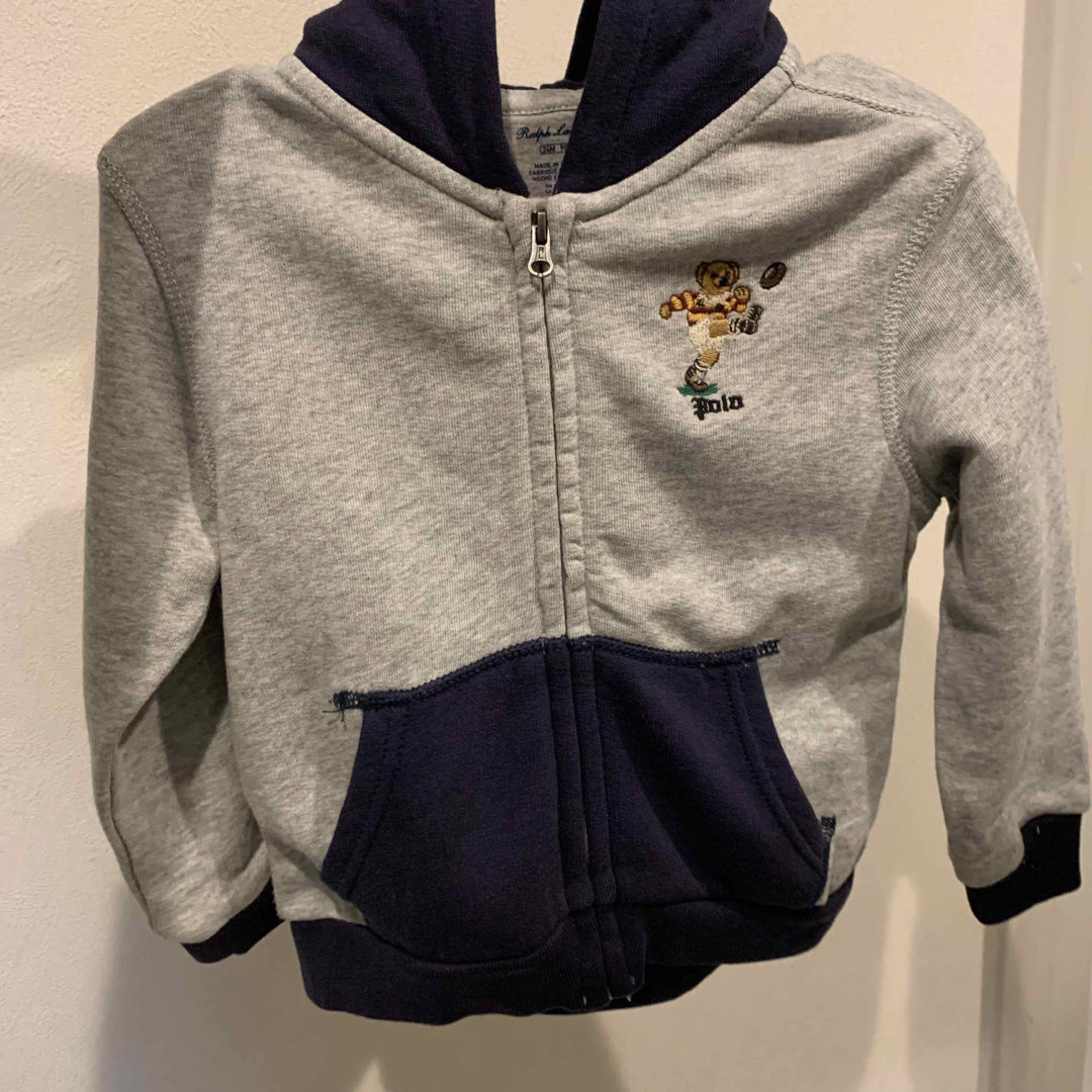 POLO RALPH LAUREN(ポロラルフローレン)のRalph Lauren ポロ ラルフローレン キッズ パーカー ネイビー  キッズ/ベビー/マタニティのキッズ服男の子用(90cm~)(ジャケット/上着)の商品写真