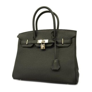 エルメス(Hermes)の【3ca0523-e-g】エルメス ハンドバッグ/バーキン30/Z刻印/トゴ/ブラック/シルバー金具 【中古】 レディース(ハンドバッグ)