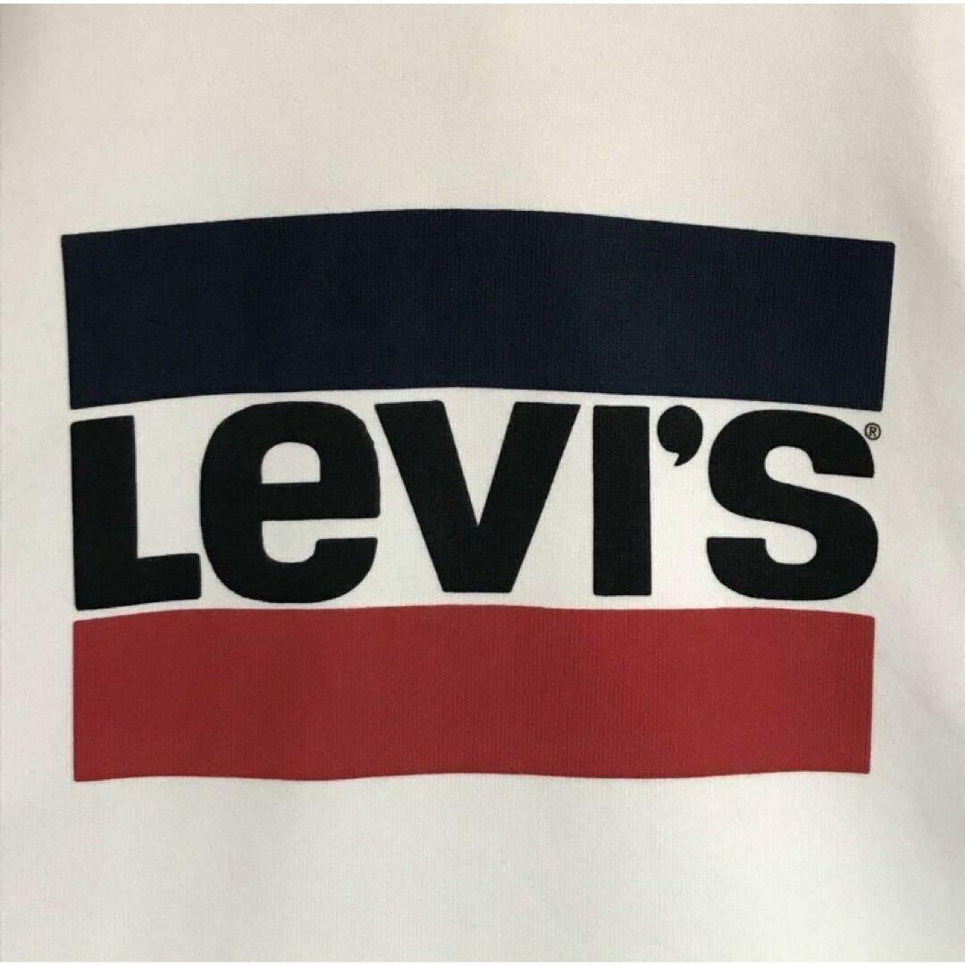 Levi's(リーバイス)の【美品】リーバイス　ビックプリントパーカー　薄ベージュ　人気デザインA857R メンズのトップス(パーカー)の商品写真