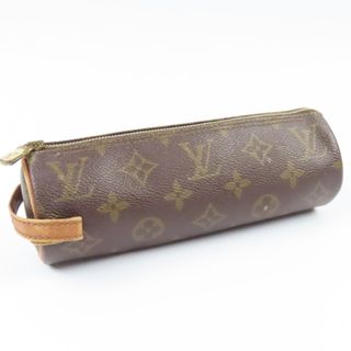 ルイヴィトン(LOUIS VUITTON)の綺麗 LOUIS VUITTON ルイヴィトン トゥルースロンド ペンケース 筆箱 小物入れ ヴィンテージ モノグラム ポーチ PVC ブラウン ユニセックス【中古】(ポーチ)