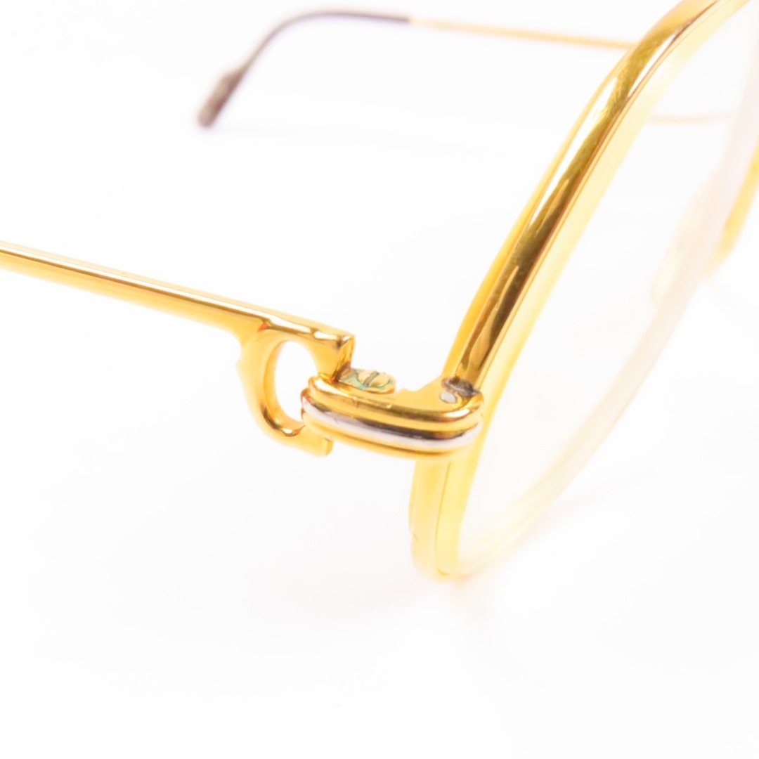 Cartier(カルティエ)のCARTIER カルティエ 度入りメガネ メガネ アイウェア トリニティ ヴィンテージ メガネ GP ゴールド ユニセックス【中古】 レディースのファッション小物(サングラス/メガネ)の商品写真