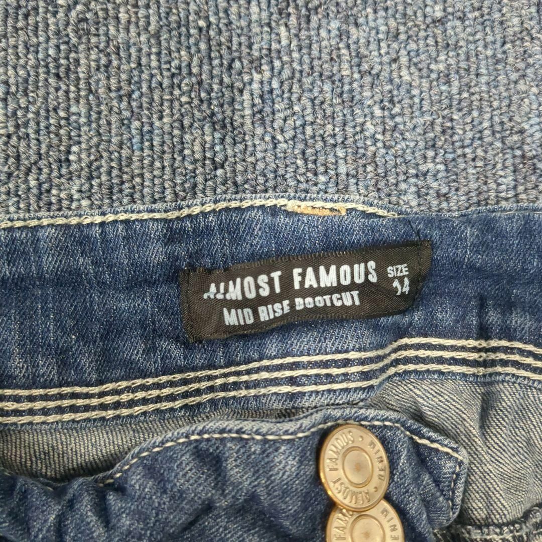 ALMOSTFAMOUS W33L30デニムパンツ/ジーンズ　レディースXL 4 レディースのパンツ(デニム/ジーンズ)の商品写真