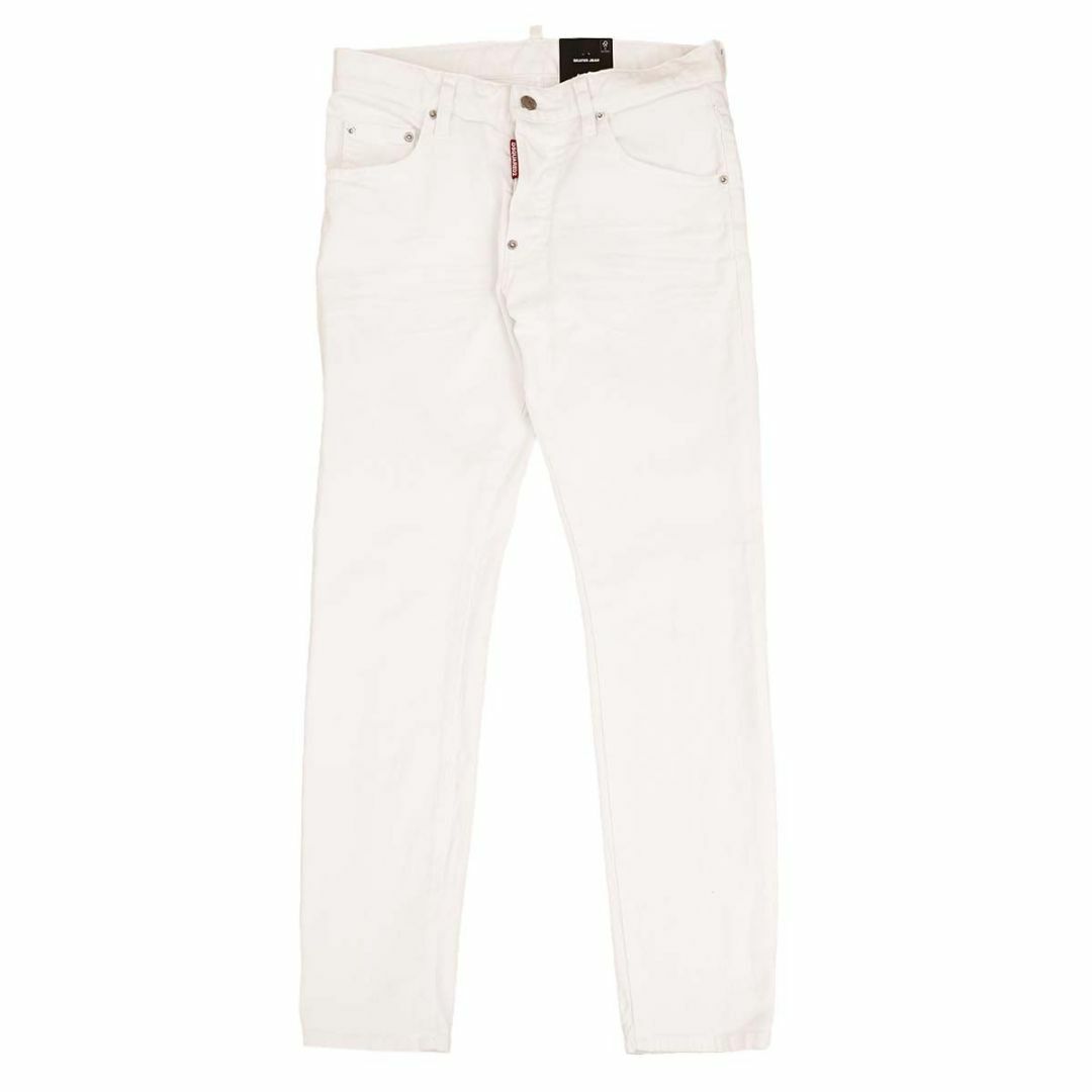 DSQUARED2(ディースクエアード)のDSQUARED2 ディースクエアード ジーンズ S74LB1379 S39781 メンズ デニム 100 WHITE ホワイト サイズ44/XS メンズのパンツ(デニム/ジーンズ)の商品写真