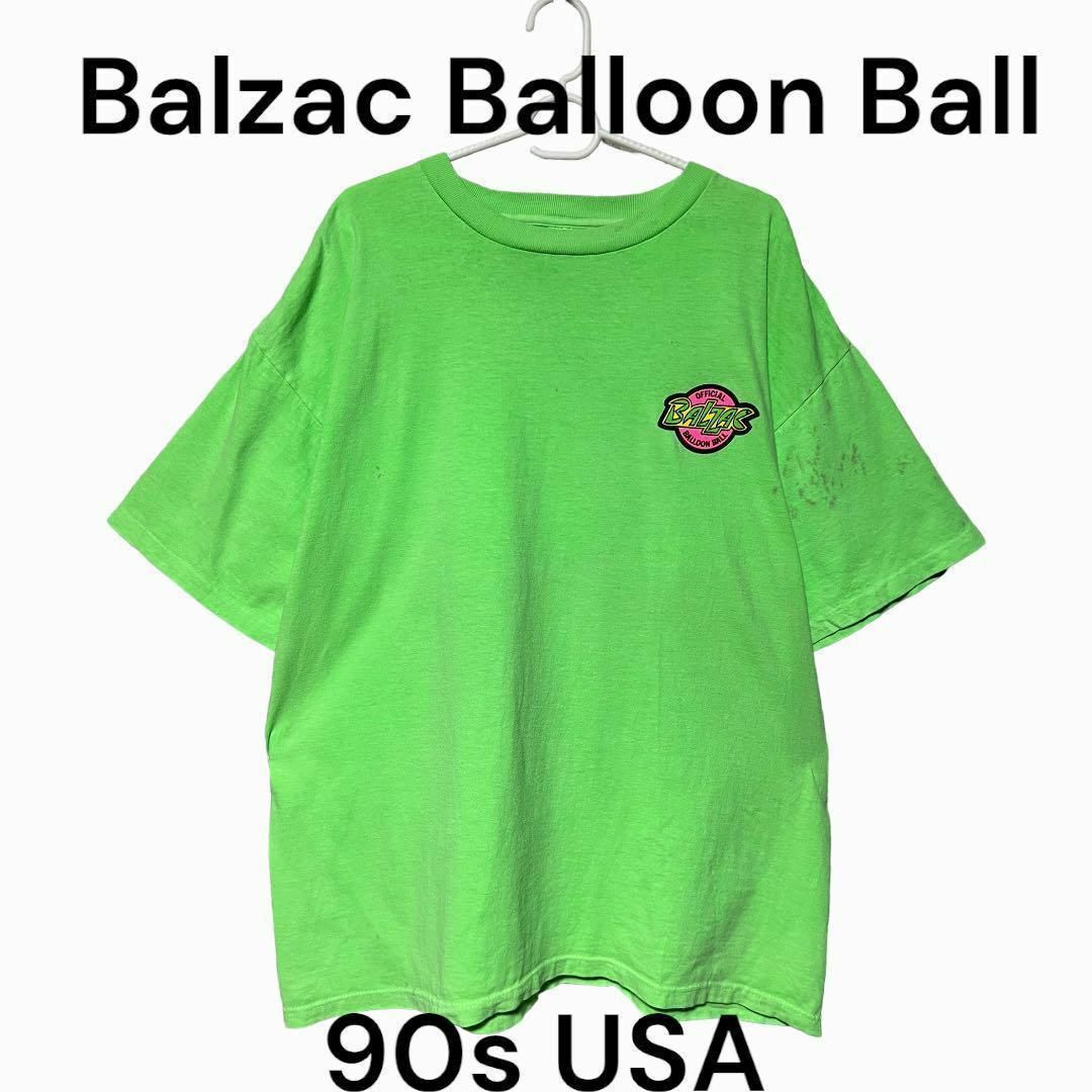 企業　おもちゃ　90s USA 古着　Tシャツ　BALZAC バルーンボール メンズのトップス(Tシャツ/カットソー(半袖/袖なし))の商品写真