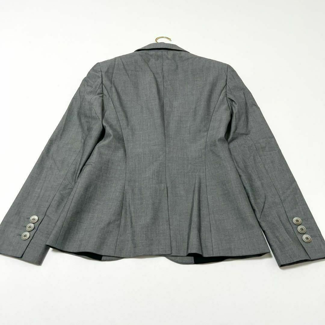 Emporio Armani(エンポリオアルマーニ)のEMPORIO ARMANI セットアップ パンツスーツ テーラード グレー レディースのフォーマル/ドレス(スーツ)の商品写真