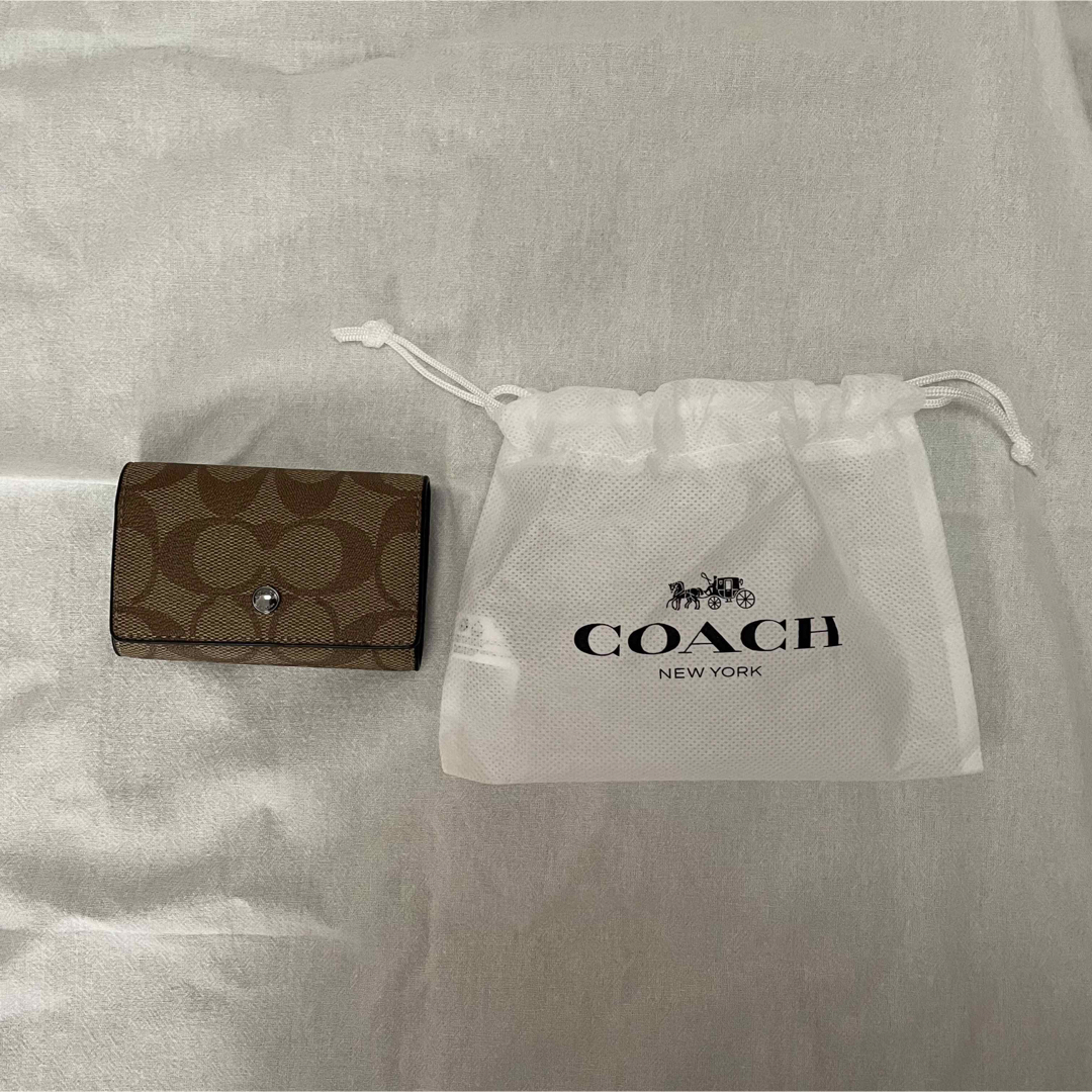 COACH(コーチ)のcoach キーケース　5リング　シグネチャーキャンバス メンズのファッション小物(キーケース)の商品写真