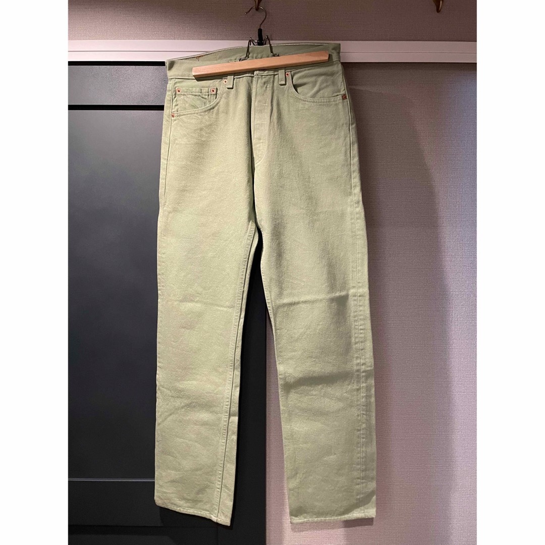 Levi's(リーバイス)の緑美品 W31 99年 Levi's 501 Color Denim Pants メンズのパンツ(デニム/ジーンズ)の商品写真