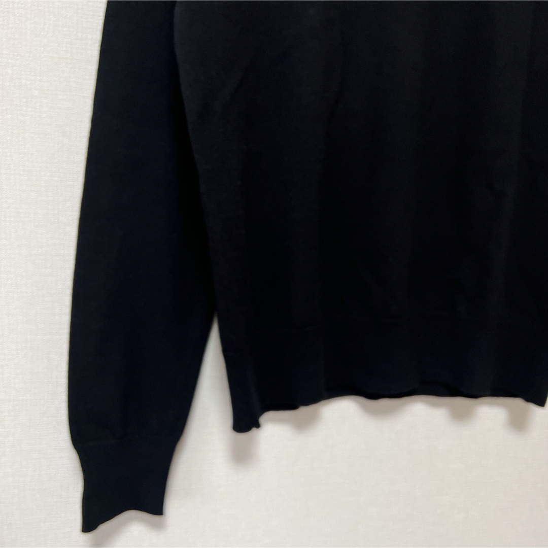 MAISON KITSUNE'(メゾンキツネ)のMAISONKITSUNE セーター　薄手　黒 メンズのトップス(ニット/セーター)の商品写真