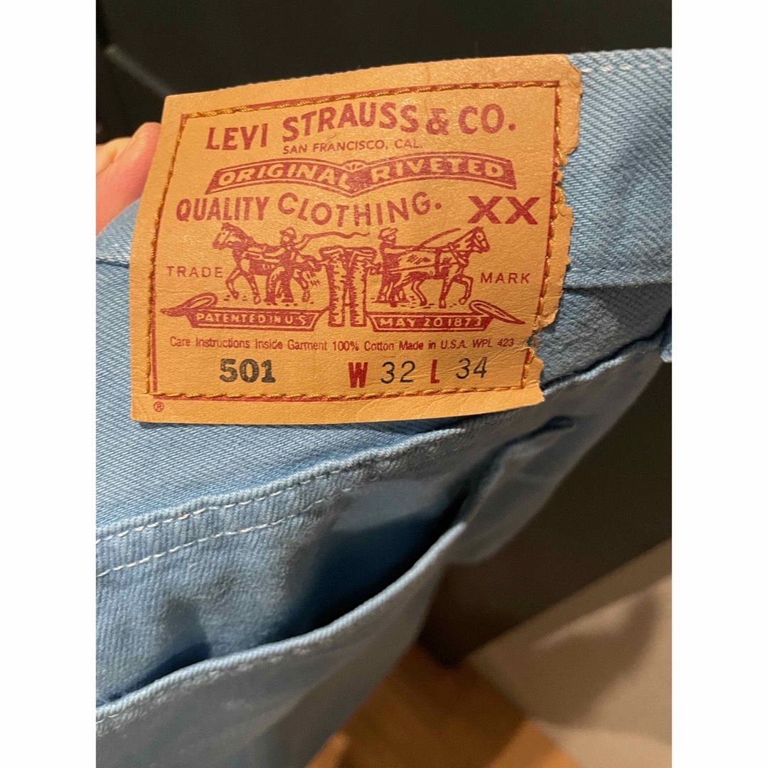 Levi's(リーバイス)の美品 W32 99年 Levi's 501 Color Denim Pants メンズのパンツ(デニム/ジーンズ)の商品写真