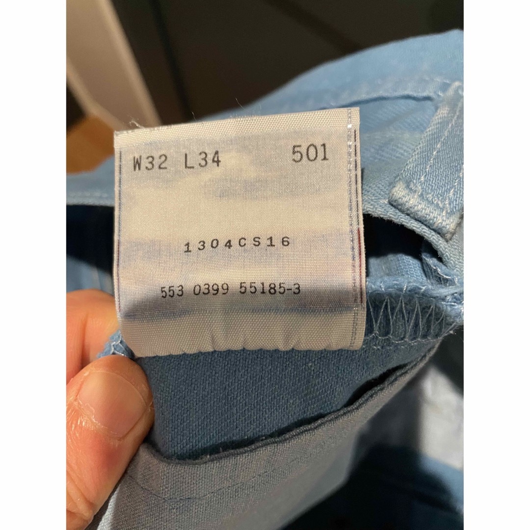 Levi's(リーバイス)の美品 W32 99年 Levi's 501 Color Denim Pants メンズのパンツ(デニム/ジーンズ)の商品写真