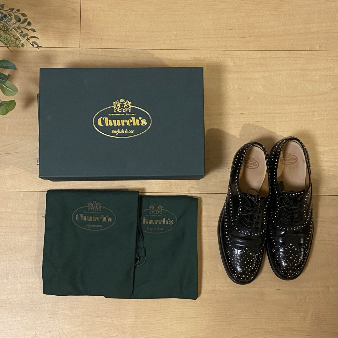 Church's(チャーチ)の【Church's】美品 ウィングチップ　BURWOOD　バーウッド　美品 レディースの靴/シューズ(その他)の商品写真