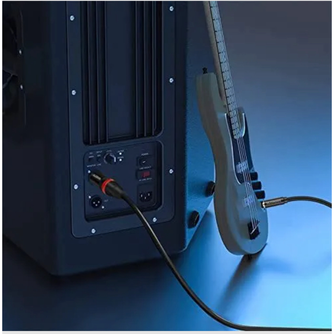 SLDXIAN 1/4インチXLRステレオオスからオスギターケーブル　8M ２個 楽器のレコーディング/PA機器(ケーブル)の商品写真