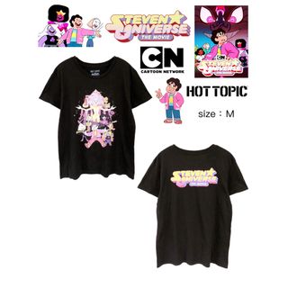 Steven Universe　Tシャツ　M　黒　USA古着(Tシャツ/カットソー(半袖/袖なし))