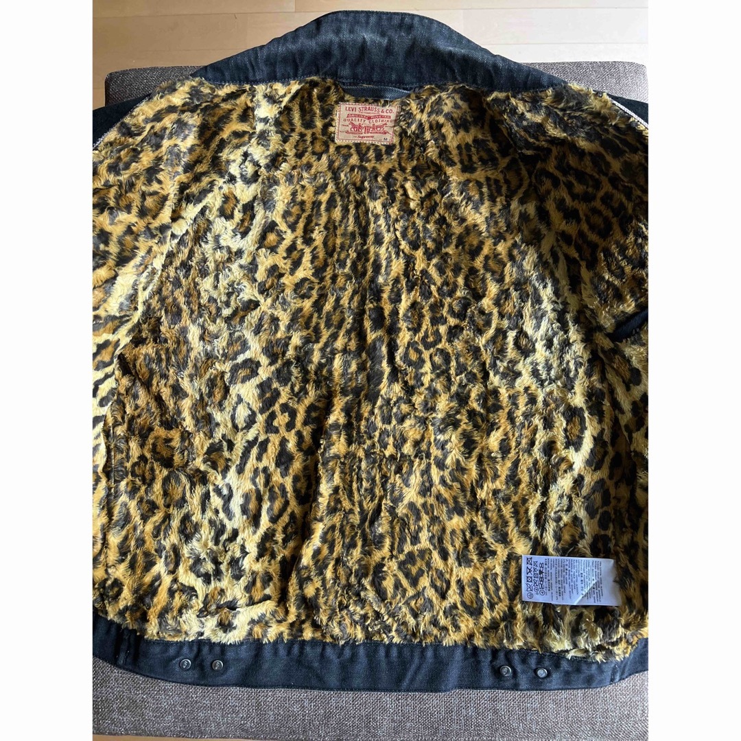 Supreme(シュプリーム)の希少Supreme × Levis Leopard denim jacket M メンズのジャケット/アウター(Gジャン/デニムジャケット)の商品写真