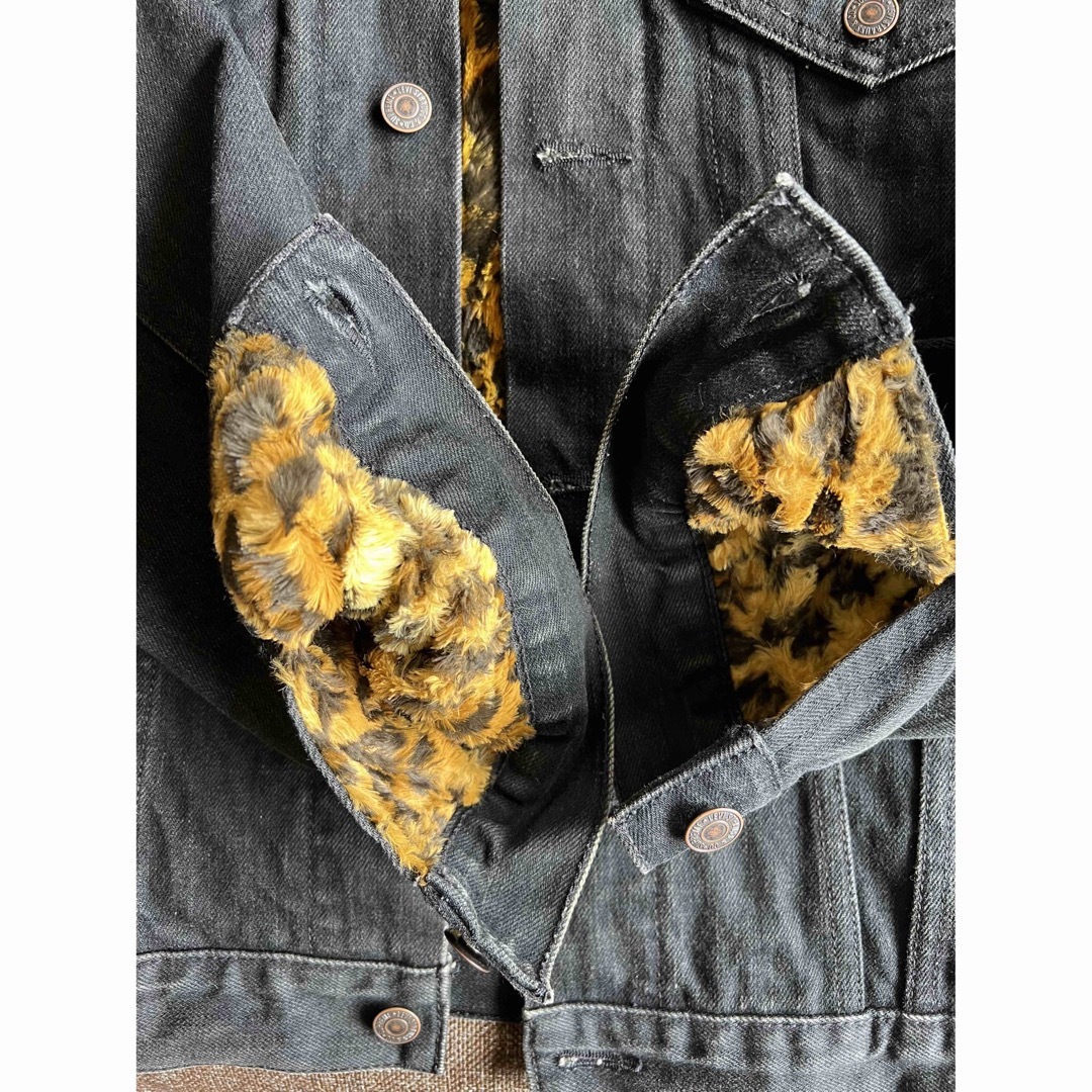 Supreme(シュプリーム)の希少Supreme × Levis Leopard denim jacket M メンズのジャケット/アウター(Gジャン/デニムジャケット)の商品写真