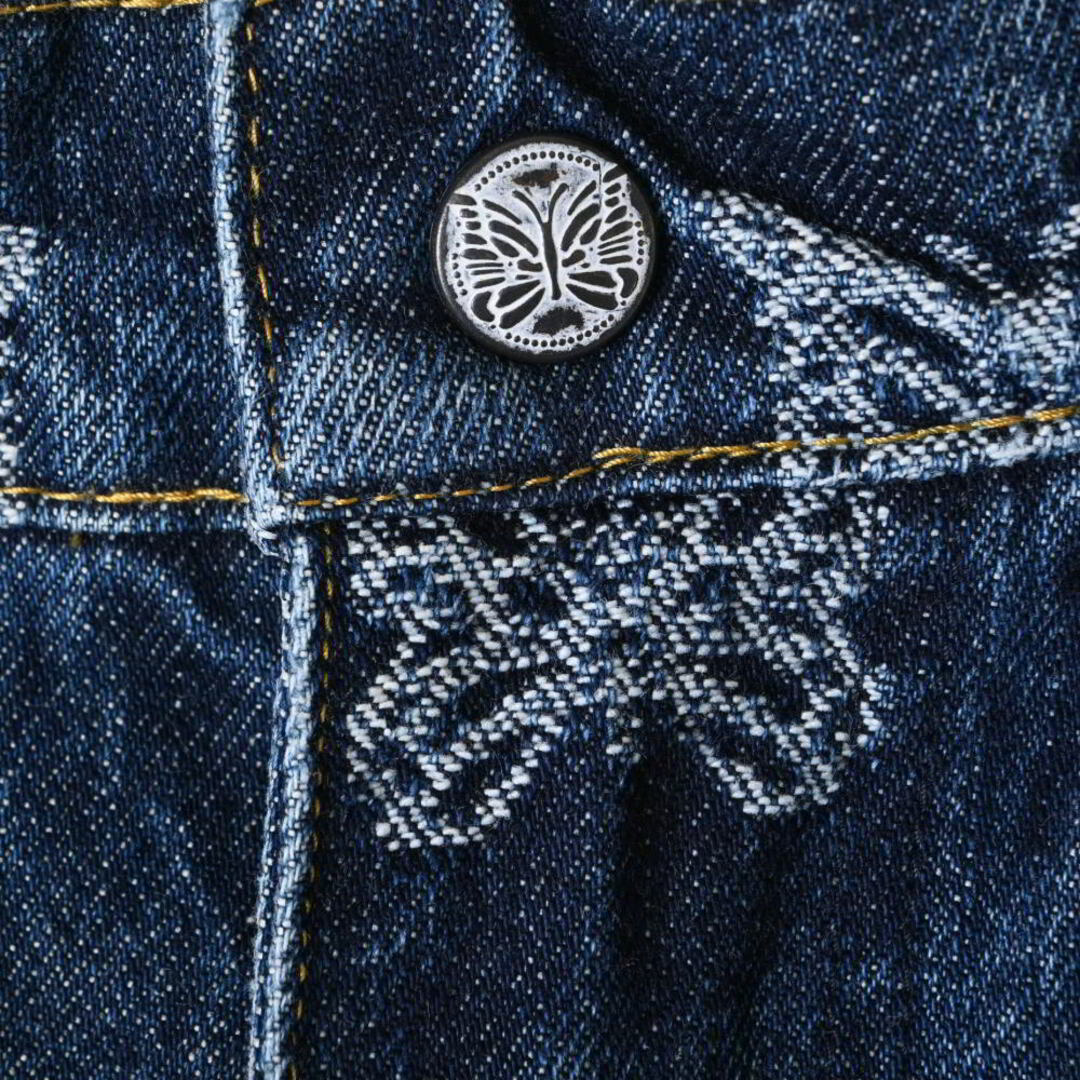 Needles - Needles バタフライ刺繍 デニムパンツの通販 by CYCLE Needles - Needles バタフライ刺繍 デニムパンツの通販 by CYCLE