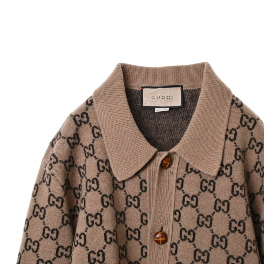 GUCCI - GUCCI GG柄 カシミヤ混 カーディガンの通販 by CYCLE GUCCI - GUCCI GG柄 カシミヤ混 カーディガンの通販 by CYCLE