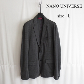 ナノユニバース(nano・universe)のNANO UNIVERSE ジャージー テーラードジャケット ブレザー アンコン(テーラードジャケット)