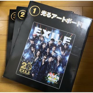 エグザイル(EXILE)のEXILE 光るアートボード 3点セット(アイドルグッズ)