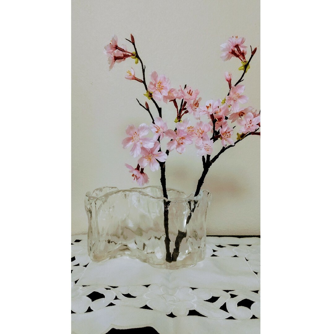♥値下げ♥🌸桜２本🌸アーティフィシャルフラワー ハンドメイドのフラワー/ガーデン(その他)の商品写真