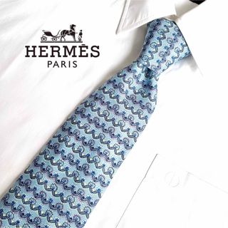 エルメス(Hermes)のHERMES エルメス ネクタイ メンズ シルクネクタイ 絹  7940 MA(ネクタイ)