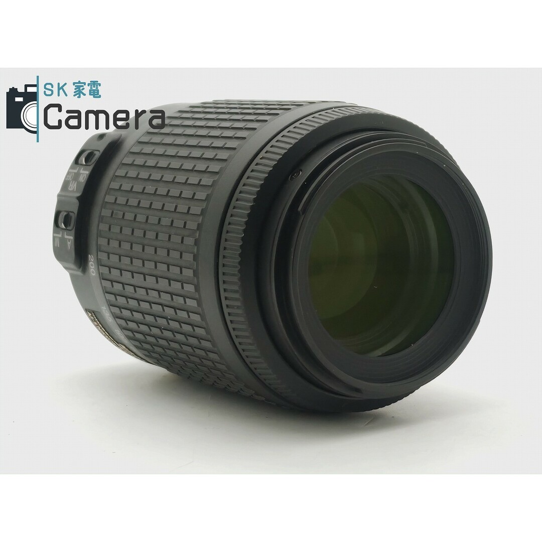 Nikon(ニコン)のNikon DX AF-S NIKKOR 55-200ｍｍ F4-5.6 G ED VR ニコン 美品 スマホ/家電/カメラのカメラ(レンズ(ズーム))の商品写真