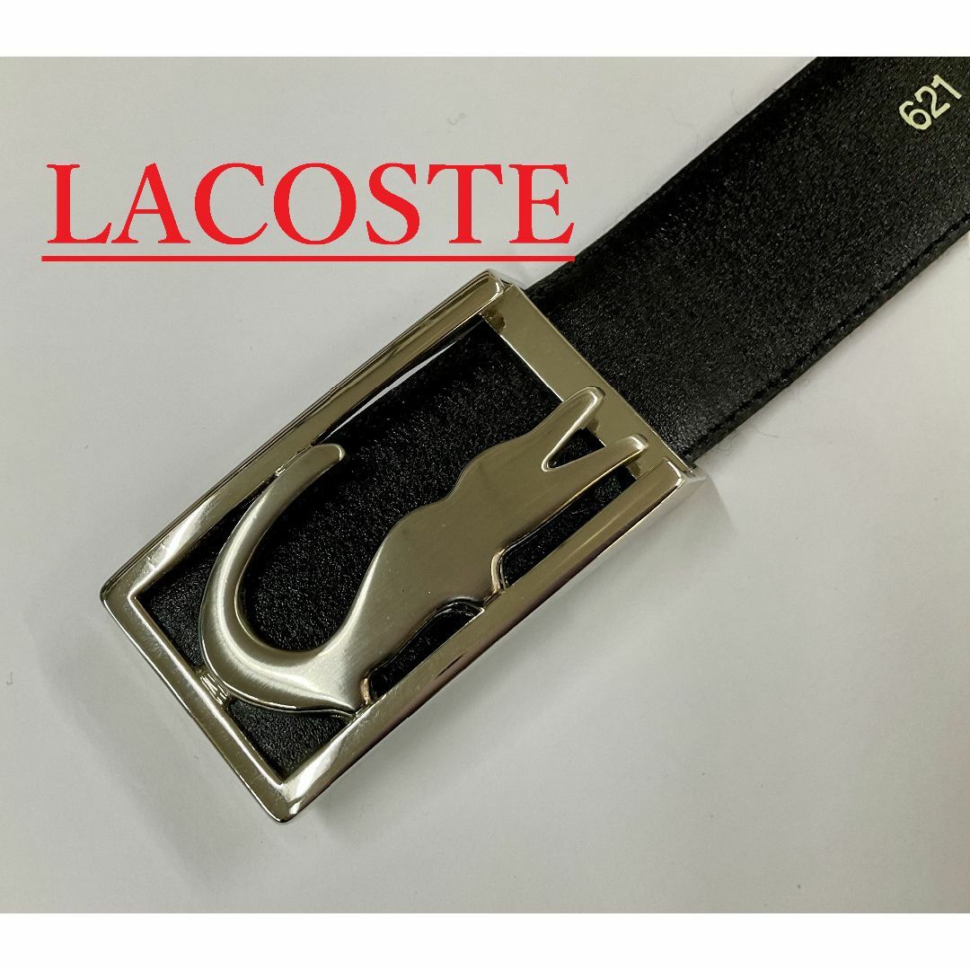 LACOSTE(ラコステ)のラコステ　LACOSTE　バックル　02　シルバー　サンプル見本　未使用 メンズのファッション小物(ベルト)の商品写真