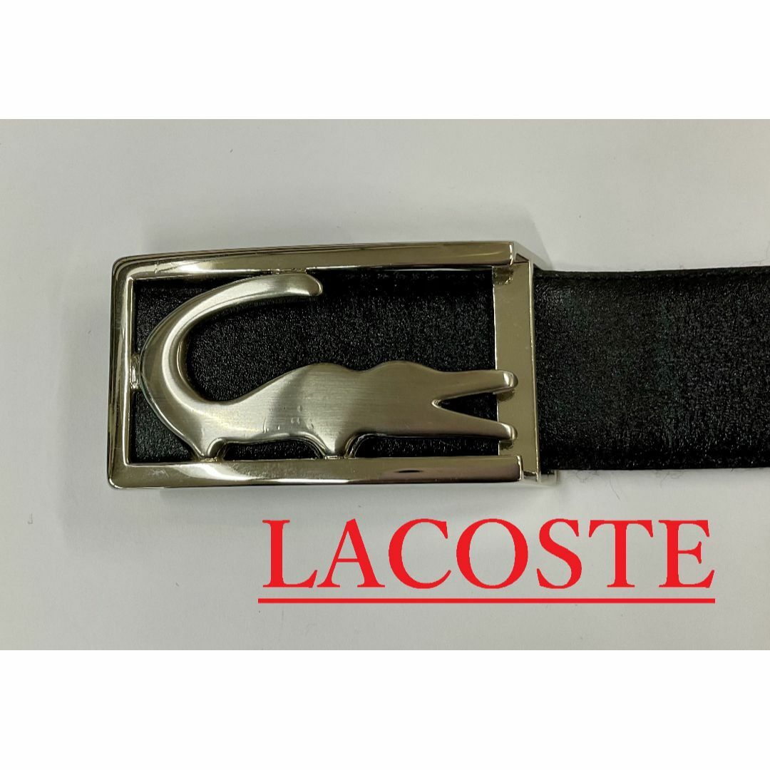 LACOSTE(ラコステ)のラコステ　LACOSTE　バックル　02　シルバー　サンプル見本　未使用 メンズのファッション小物(ベルト)の商品写真