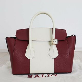 バリー(Bally)の美品 BALLY バリー SOMMET SM ソメ バイカラー レザー バッグ(トートバッグ)