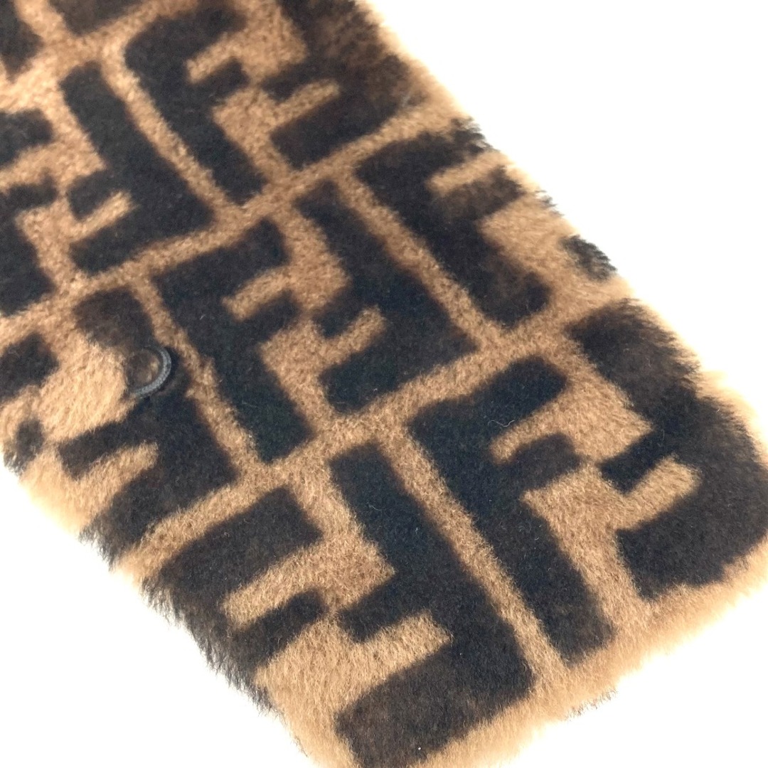 FENDI(フェンディ)のフェンディ FENDI ズッカ ティペット FNG496 ファー 毛皮 マフラー フォックス ブラック 美品 レディースのファッション小物(マフラー/ショール)の商品写真