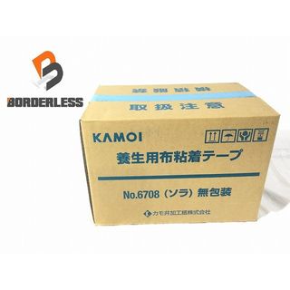 ☆未使用☆ KAMOI カモイ 養生用布粘着テープ 25mm 25m 60巻入 ソラ無包装 水色 NO.6708 カモ井加工紙株式会社 88092(工具)