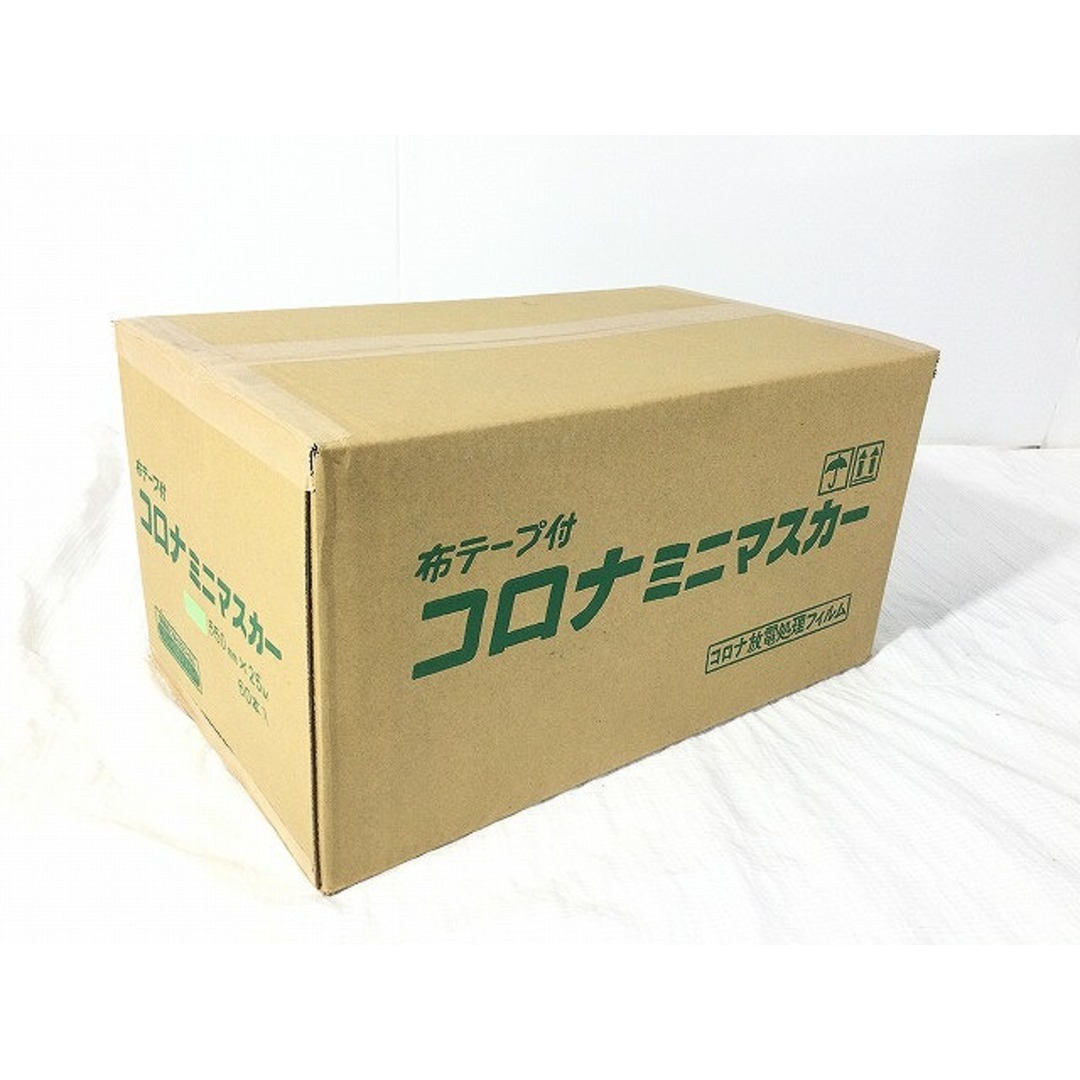 ☆未使用品☆ コロナ ミニマスカー 550mm 25m 60巻入 放電処理フィルム 布テープ付 塗装養生用 88226 自動車/バイクのバイク(工具)の商品写真