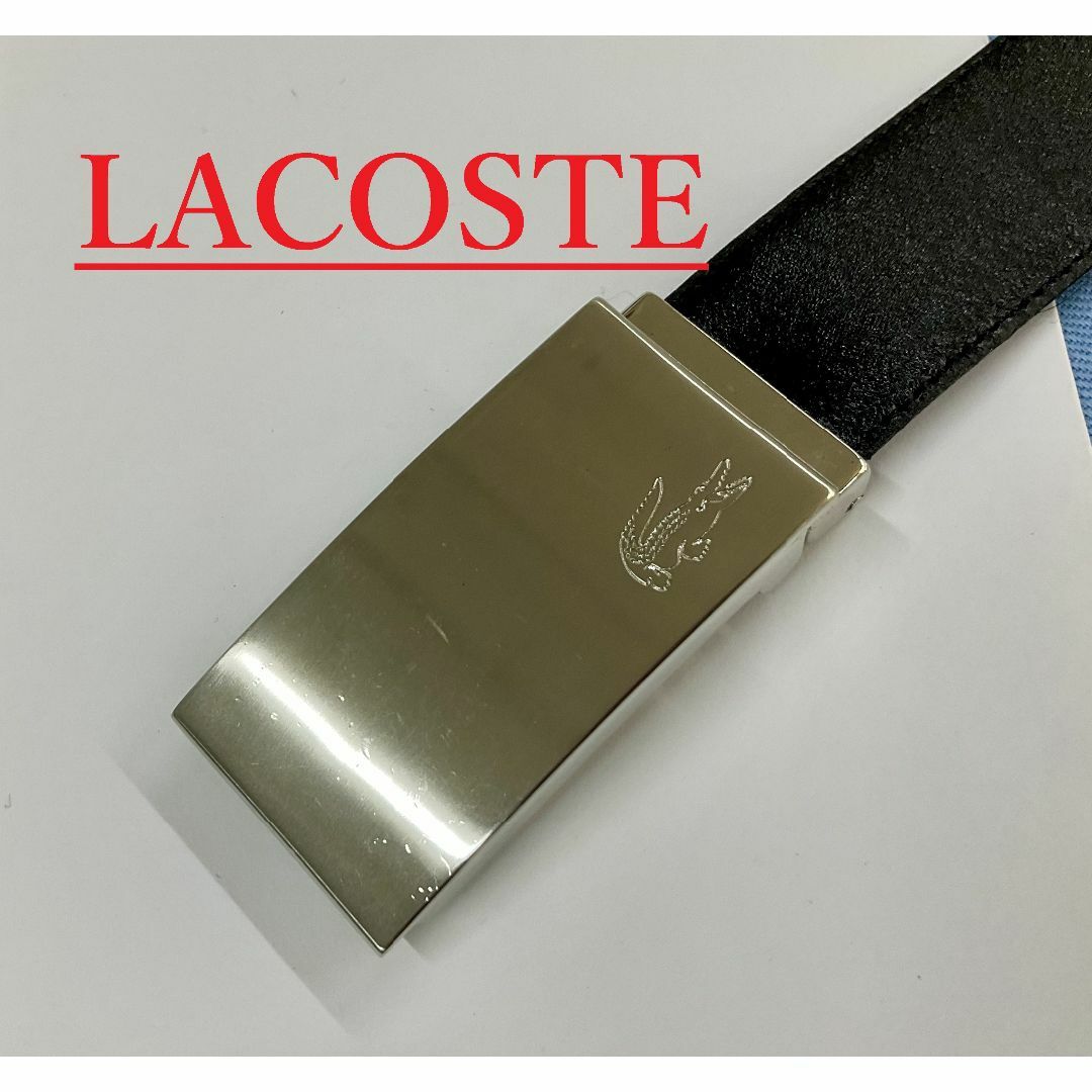 LACOSTE(ラコステ)のラコステ　LACOSTE　バックル　03　シルバー　サンプル見本　未使用 メンズのファッション小物(ベルト)の商品写真